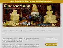 Tablet Screenshot of cheeseshop.co.nz